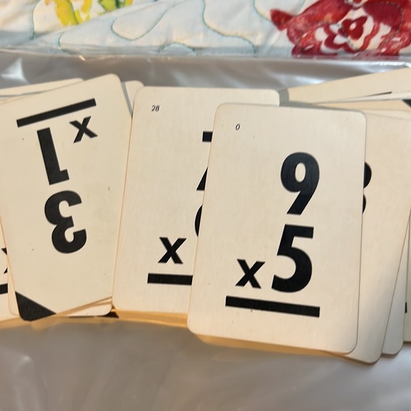 Fairchild Multiplication Flash Card Set Vintage Cards  Times Tables 40s 50s - Picture 9 of 11